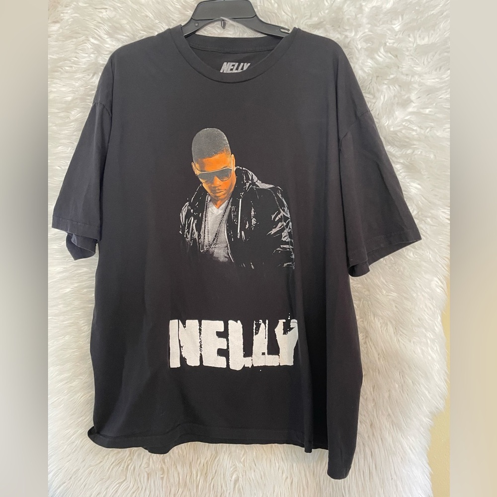 Nelly & Janet Jackson Together Again 2024 Black Graphic Short Sleeve T-Shirt-2XL